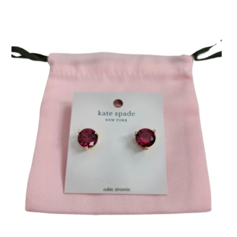 Kate Spade Festive Pink Rise And Shine Studs